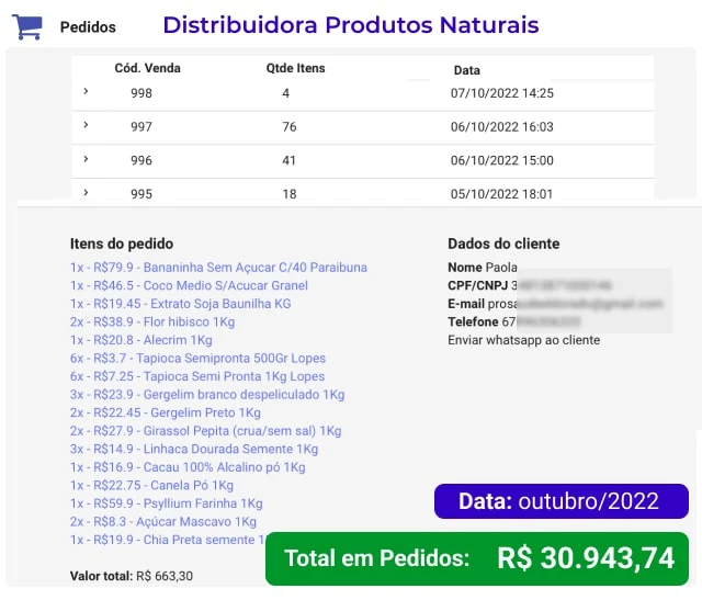 Fluxo operacional do Catalogo Mobile